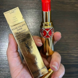 Son dưỡng YSL Volupte Shine 104 _ Màu cam đào